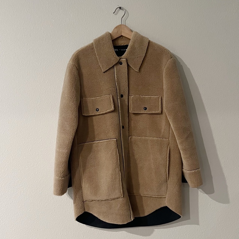 Zara Sherpa overshirt
